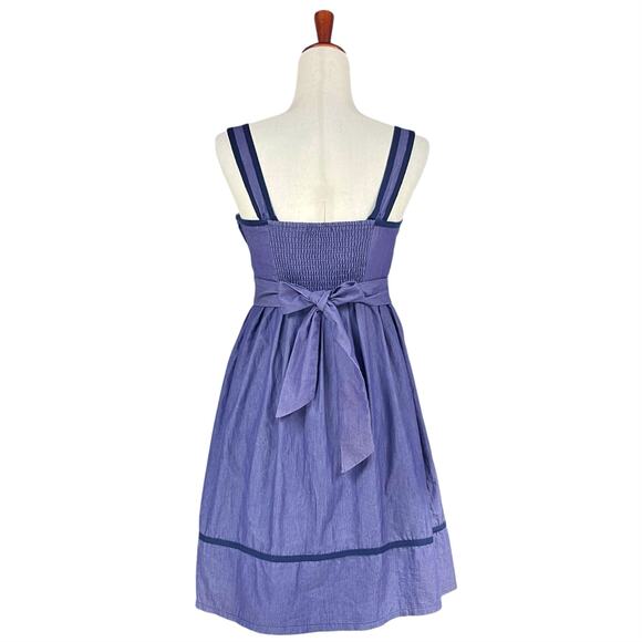 URBAN OUTFITTERS KIMCHI BLUE Pinstripe Jane Corset Top Dress Purple/Blue Size M - Picture 5 of 9